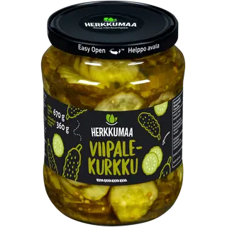 Herkkumaa viilutatud kurk 670/360 g