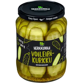 Herkkumaa võileivakurk 670/360 g