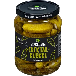 Herkkumaa kornišonid 670/360 g
