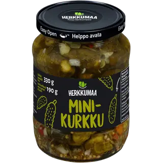 Herkkumaa minikurgid 330/190g