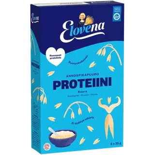 Elovena proteiinirikas kiirkaerahelbepuder, 175 g