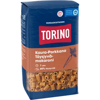 Torino kaera-porgandi-täisteramakaronid, 400 g