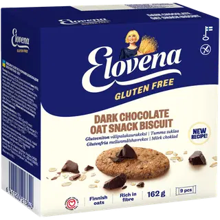 Elovena gluteenivabad vahepalakaeraküpsised, 9 × 18 g