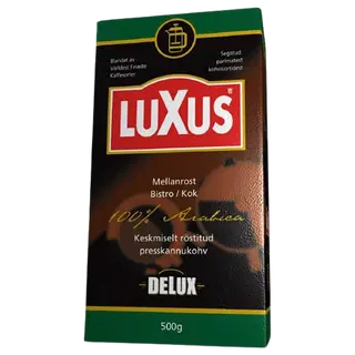 Keskmiselt röstitud presskannukohv, LUXUS, 500 g