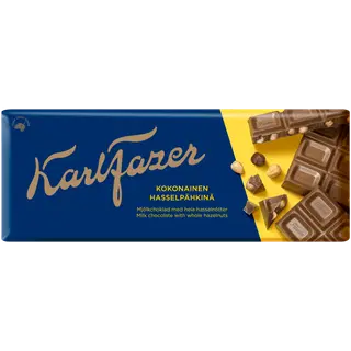 Karl Fazer piimašokolaad tervete metsapähklitega 200 g