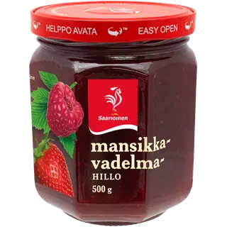 Saarioinen, maasika-vaarikamoos, 500 g