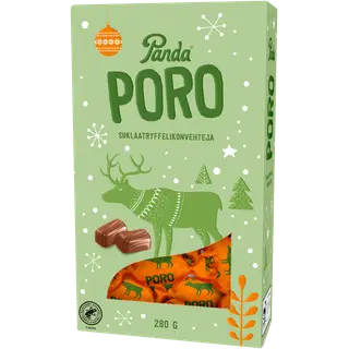 Panda Poro šokolaaditrühvlite kommikarp 280g