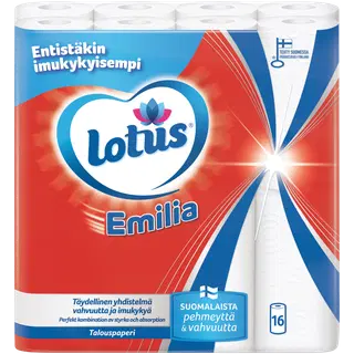 Lotus Emilia majapidamispaber 16 rulli