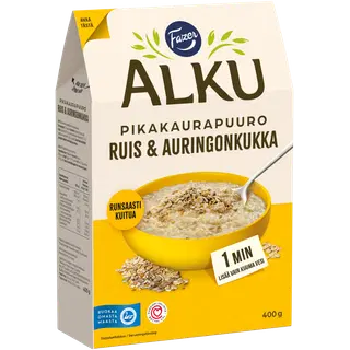 Fazer Alku kaerahelbepuder rukki ja päevalilleseemnetega 400 g