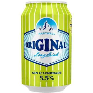 Hartwall Original Long Drink Lemonade muu alkohoolne jook 5,5%vol 330ml