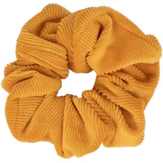 Juuksekumm Ibero scrunchie kollane samet