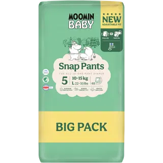 Moomin Baby Snap püksmähkmed S5, 10-15kg, 48 tk
