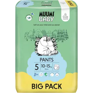 Muumi Walkers 5 püksmähe, 10-15kg, 54tk