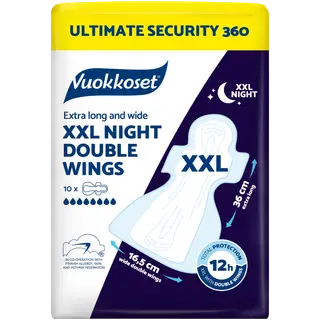 Hügieeniside Vuokkoset XXL Night 10tk