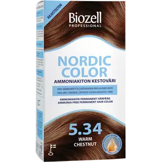 Biozell Nordic Color püsivärv soe kastan 5.34