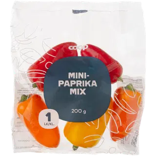 Coop Mini paprika mix I kl 200g