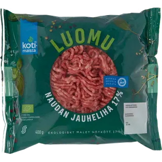 Kotimaista Mahe Veisehakkliha 17% 400G