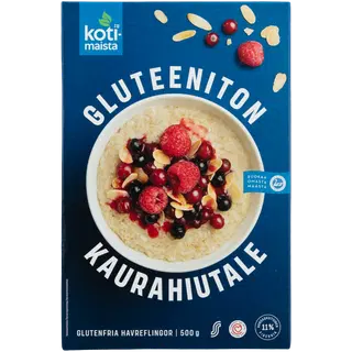 Kotimaista kaerahelbed 500 g, gluteenivaba