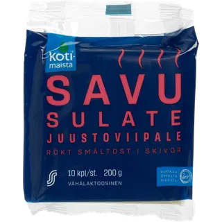 Kotimaista suitsujuustuviilud, 200 g