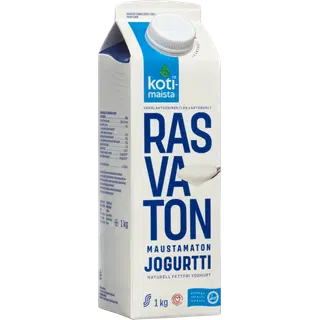 Kotimaista maitsestamata rasvavaba jogurt, 1 kg