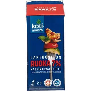 Kotimaista toidukoor 7%, 200 ml