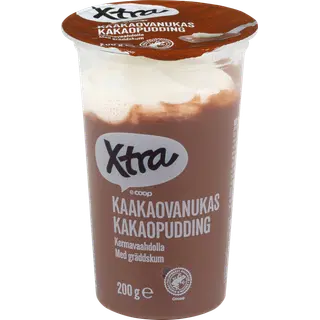 Xtra kakaopuding vahukoorega, 200 g