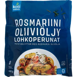 Kotimaista Rosmariini ja Oliivõliga Maitsestatud Koorega Kartulisektorid 450 g