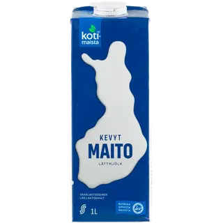 Kotimaista lahja piim 1l