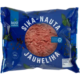 Kotimaista Sea-Ja Veisehakkliha 23% 400G