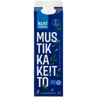 Kotimaista mustikakissell, 1l