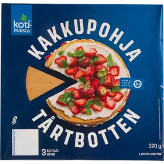 Kotimaista tordipõhjad 3 tk, 320 g