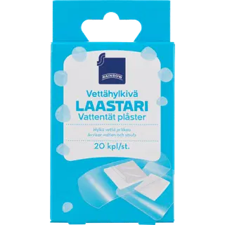 Plaastrid Rainbow veekindel 20tk