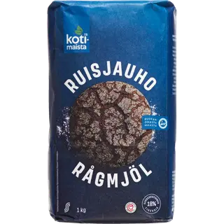 Kotimaista rukkijahu 1 kg