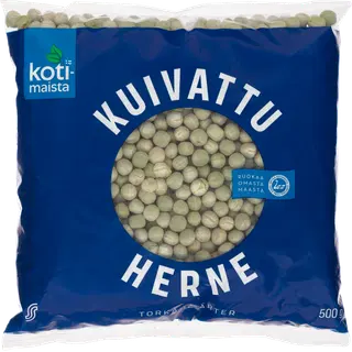 Kotimaista kuivatatud herned 500 g