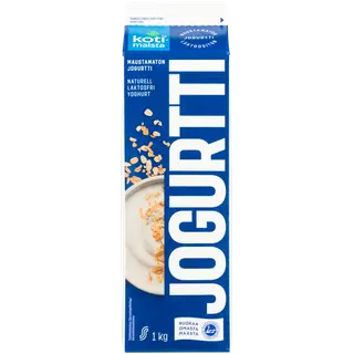 Kotimaista maitsestamata jogurt, 1 kg