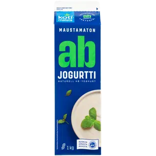 Kotimaista naturaalne laktoosivaba AB jogurt 1kg