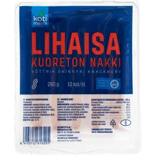 Kotimaista lihane viiner ilma kestata 280 g
