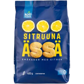 Kotimaista Sitruuna Ässä sidruniküpsised 400 g, laktoosivaba
