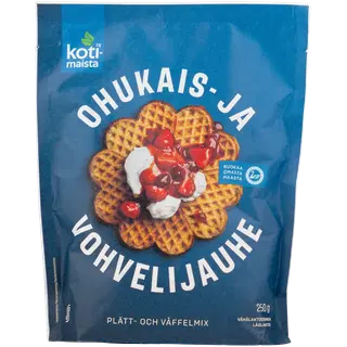 Kotimaista pannkoogi- ja vahvlijahu 250 g