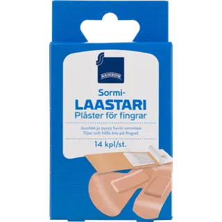 Sõrmeplaastrid Rainbow 3-suurust 14tk