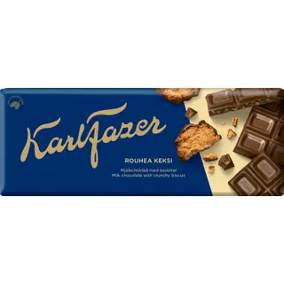 Karl Fazer piimašokolaad küpsisetükkidega 180g