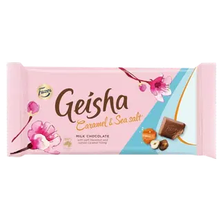 Piimašokolaad Caramel & Sea Salt, GEISHA, 100 g