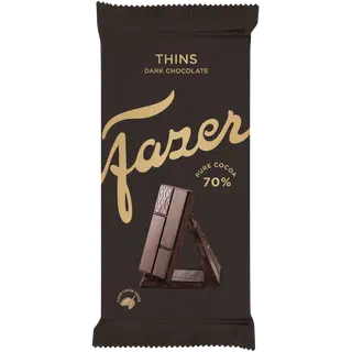 Fazer Thins tume šokolaad 70% 95g