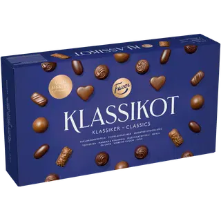 Fazer Klassikot šokolaadi kompvekkide karp 260g