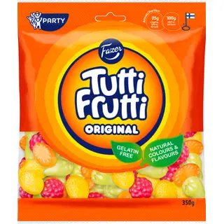 Kummikommid Fazer Tutti Frutti Original 350g
