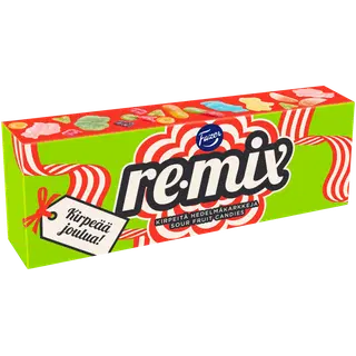 Fazer Remix Hapud Jõulud kommikarp 450g