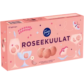 Fazer Roseekuulid marmelaadide kommikarp 260 g