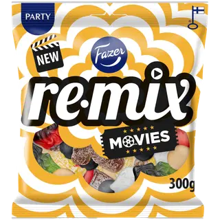 Fazer Remix Movies kummikommid 300g