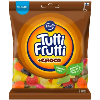 Fazer Tutti Frutti Choco kommikott 210 g
