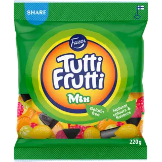 Fazer Tutti Frutti Mix kommikott 220g